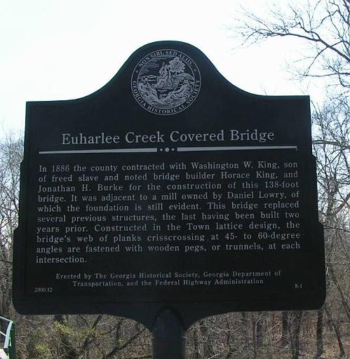 Euharlee Creek Covered Bridge GHS 8-1 1